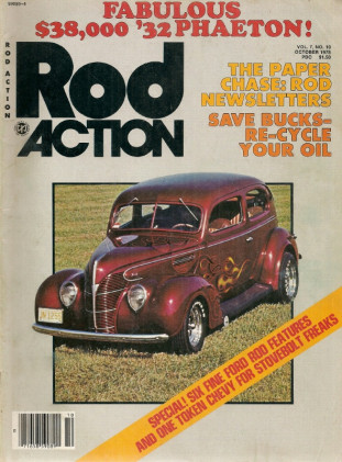 ROD ACTION 1978 OCT - KILLER DEUCE PHAETON, ARNCO OIL REFINER, 32 CHEVY 5-W